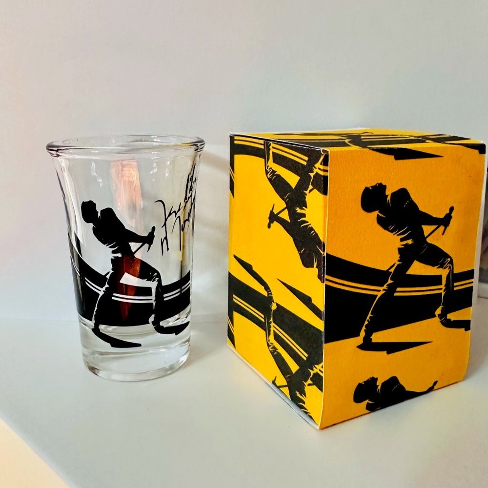 QUEEN/Freddie Mercury Shot Glass/Gift Box Set of 3